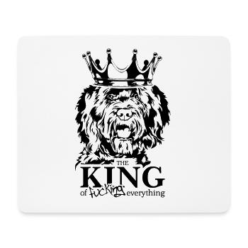 BARBET King of everything Saying Dogs Wilsigns - Mouse Pad (horizontal) - white - Front