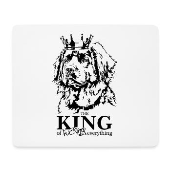 Leonberger King de tout Chiens Disant - Tapis de souris (format paysage) - blanc - Devant
