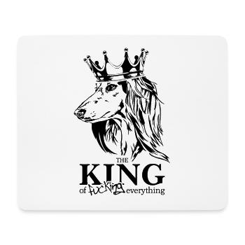 Saluki King Dog Saying Dogs Dog Wilsigns - Mouse Pad (horizontal) - white - Front