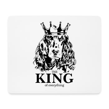 COCKER SPANIEL King Dog Saying Dogs Wilsigns - Mouse Pad (horizontal) - white - Front