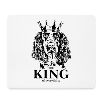 English Springer Spaniel King of everything Hunde - Mousepad (Querformat) - Weiß - Vorne