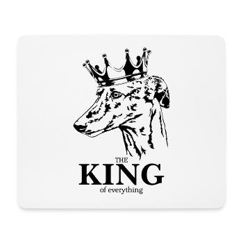 Galgo Español Roi de tout Dog Wilsigns - Tapis de souris (format paysage) - blanc - Devant