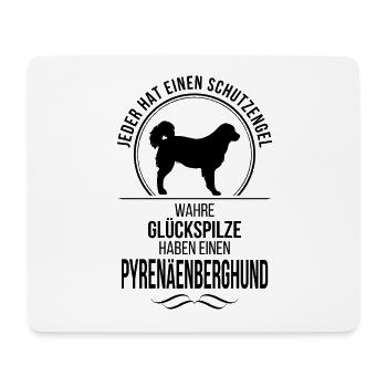Pyrenäenberghund Schutzengel Hunde Hund Wilsigns - Mousepad (Querformat) - Weiß - Vorne
