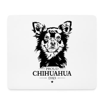Chihuahua Dad Hunde Hund Wilsigns - Mousepad (Querformat) - Weiß - Vorne