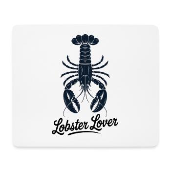 Humour Mer Crustacé Adore Le Homard - Tapis de souris (format paysage) - blanc - Devant