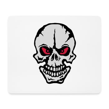 death head skull head look wicked dead 1 - Mouse Pad (horizontal) - white - Front