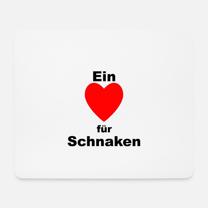 Schnaken - Mousepad (Querformat) - Weiß