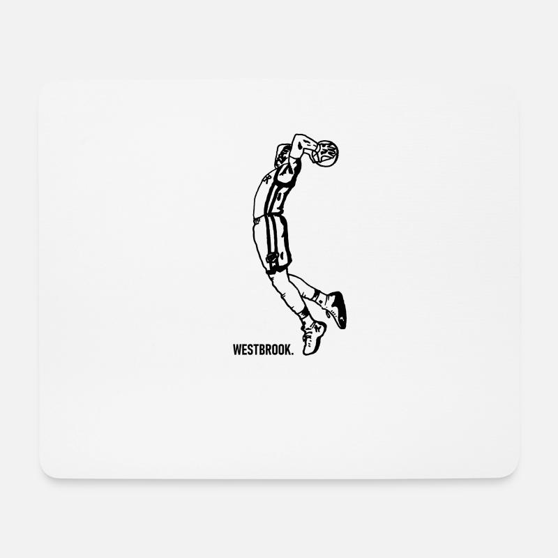 Westbrook - Mousepad (Querformat) - Weiß