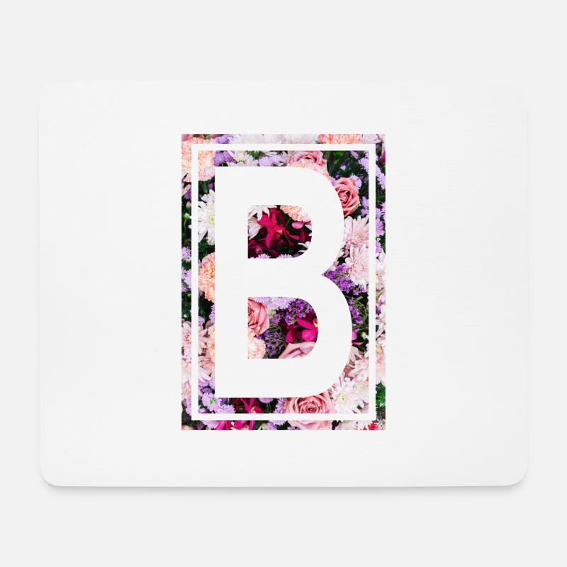 B - Mousepad (Querformat) - Weiß