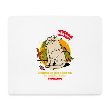 Merry christmas happy holidays gift - Mousepad (Querformat) - Weiß - Vorne