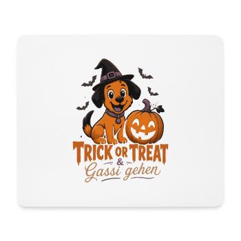 Halloween Kürbis-Gang - Mousepad (Querformat) - Weiß - Vorne