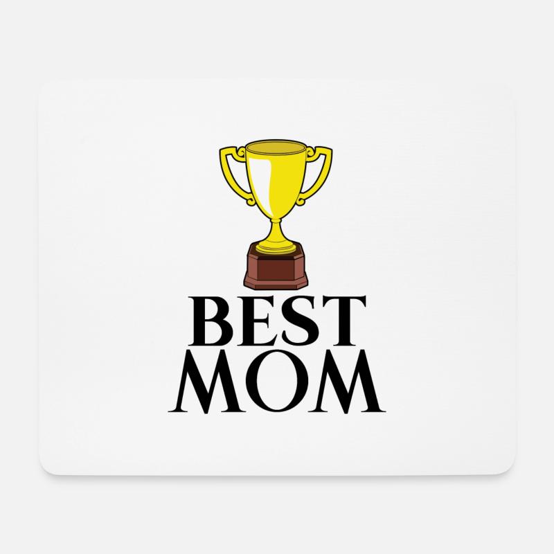 Best Mom - Mousepad (Querformat) - Weiß