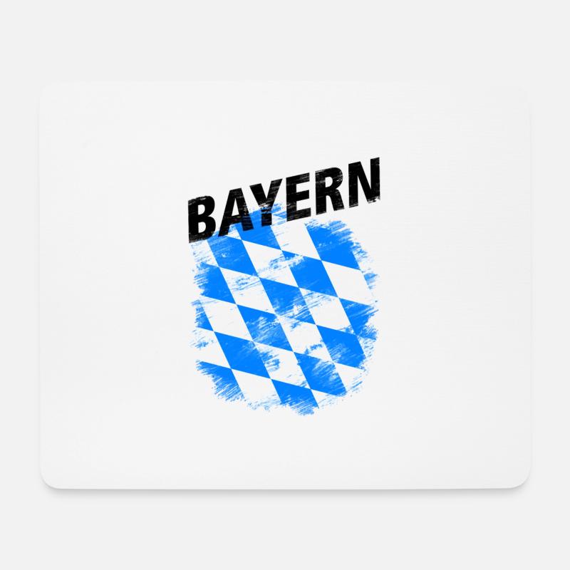 Bayern - Mousepad (Querformat) - Weiß