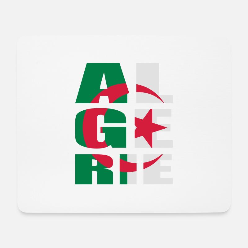 algeria - Mousepad (Querformat) - Weiß