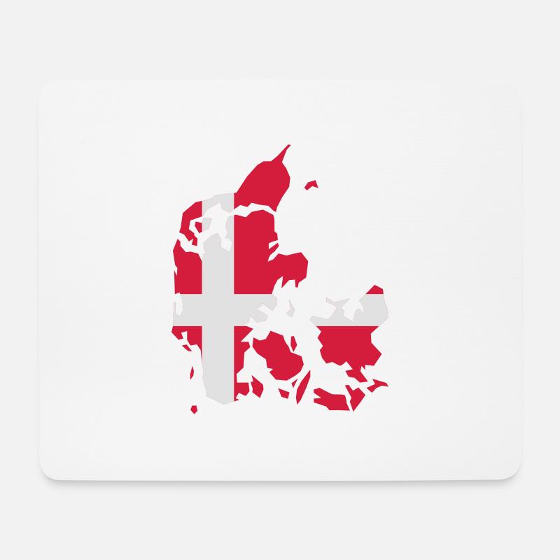 Dänemark - Mousepad (Querformat) - Weiß