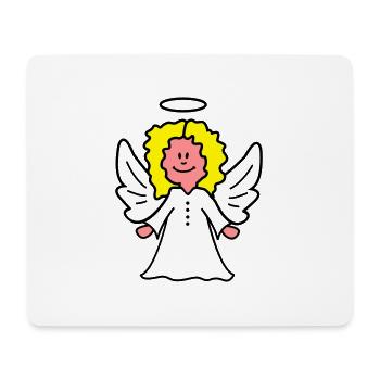 Christkind Engel - Mousepad (Querformat) - Weiß - Vorne
