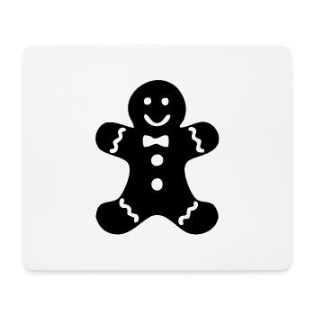 Gingerbread Man - Mouse Pad (horizontal) - white - Front