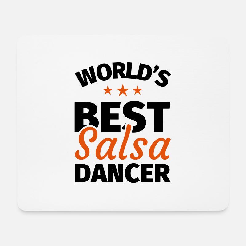 Salsa - Mousepad (Querformat) - Weiß