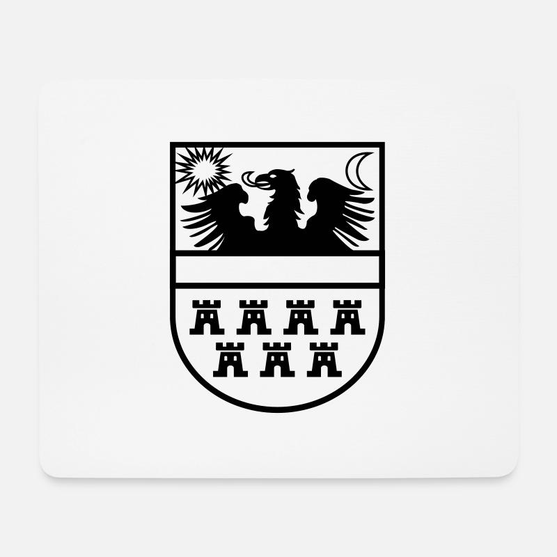 Wappen Siebenbürgen einfarbig - Mousepad (Querformat) - Weiß