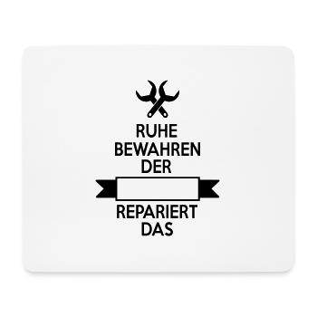 Mechaniker - Mousepad (Querformat) - Weiß - Vorne