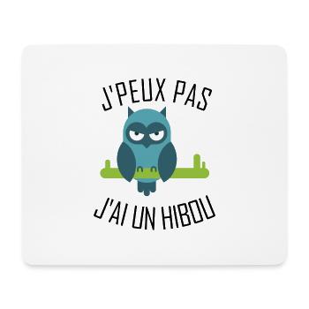 I can not have an Owl - Mouse Pad (horizontal) - white - Front