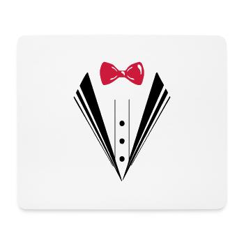 anzug 2c - Mousepad (Querformat) - Weiß - Vorne