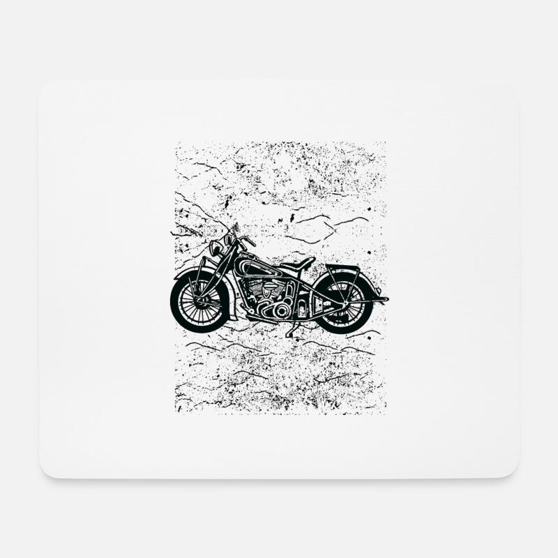 Dark Iron - Mousepad (Querformat) - Weiß