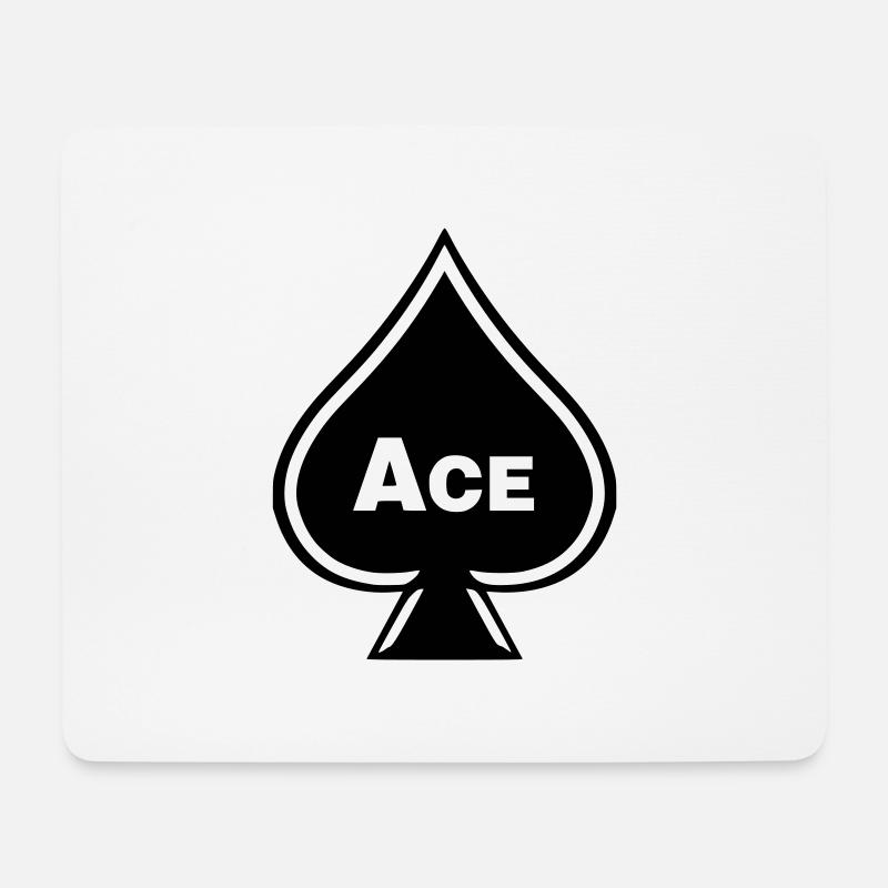ace - Mousepad (Querformat) - Weiß