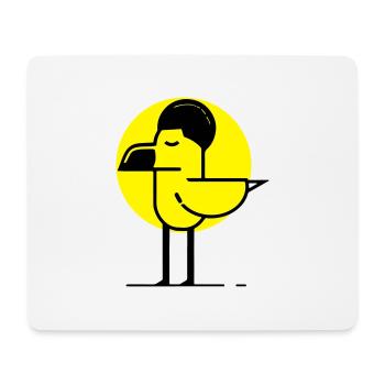 Afro flamingo - Mouse Pad (horizontal) - white - Front