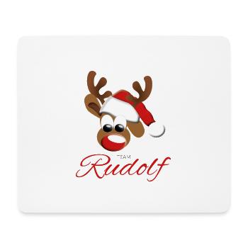 Équipe Rudolf - Tapis de souris (format paysage) - blanc - Devant