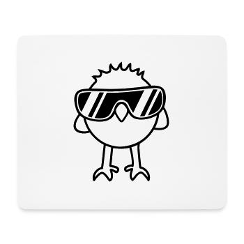Cool Chick - Mousepad (Querformat) - Weiß - Vorne