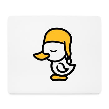 muetze muede bett schlafen schlafmuetze abend erho - Mousepad (Querformat) - Weiß - Vorne