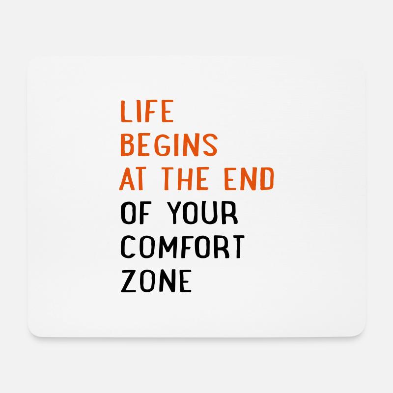 Motivation - Mousepad (Querformat) - Weiß
