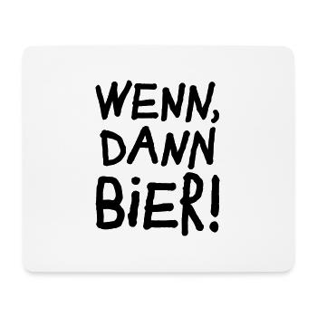 Bier Garten Getränk Grillmeister Sommer Party - Mousepad (Querformat) - Weiß - Vorne