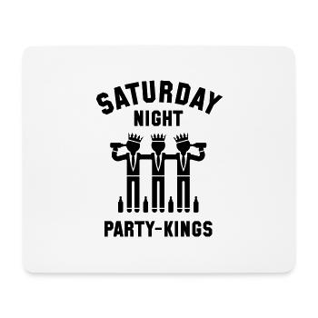 Saturday Night Party-Kings - Mouse Pad (horizontal) - white - Front