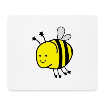 lustige_biene - Tapis de souris (format paysage) - blanc - Devant