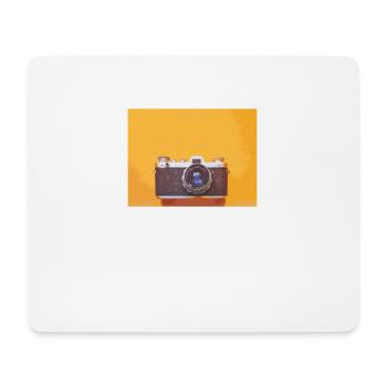 Appareil photo photographe appareil photo - Tapis de souris (format paysage) - blanc - Devant