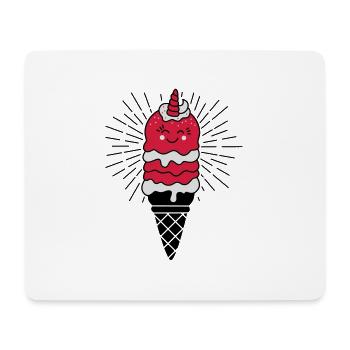 Einhorn – Unicorn – Pony – Pferd – Fee – 3C - Mousepad (Querformat) - Weiß - Vorne