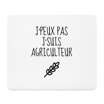 Agriculture Farming Farmer Agriculteur Landwirt - Mouse Pad (horizontal) - white - Front