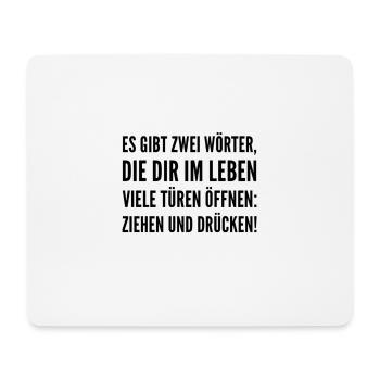 Weisheit fürs Leben - Mousepad (Querformat) - Weiß - Vorne