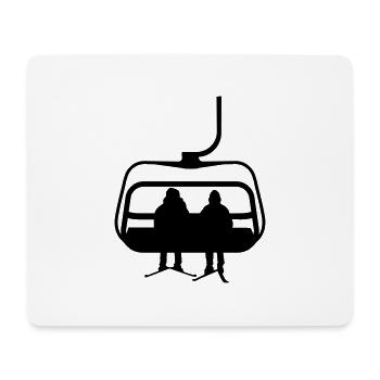 ski - Mouse Pad (horizontal) - white - Front