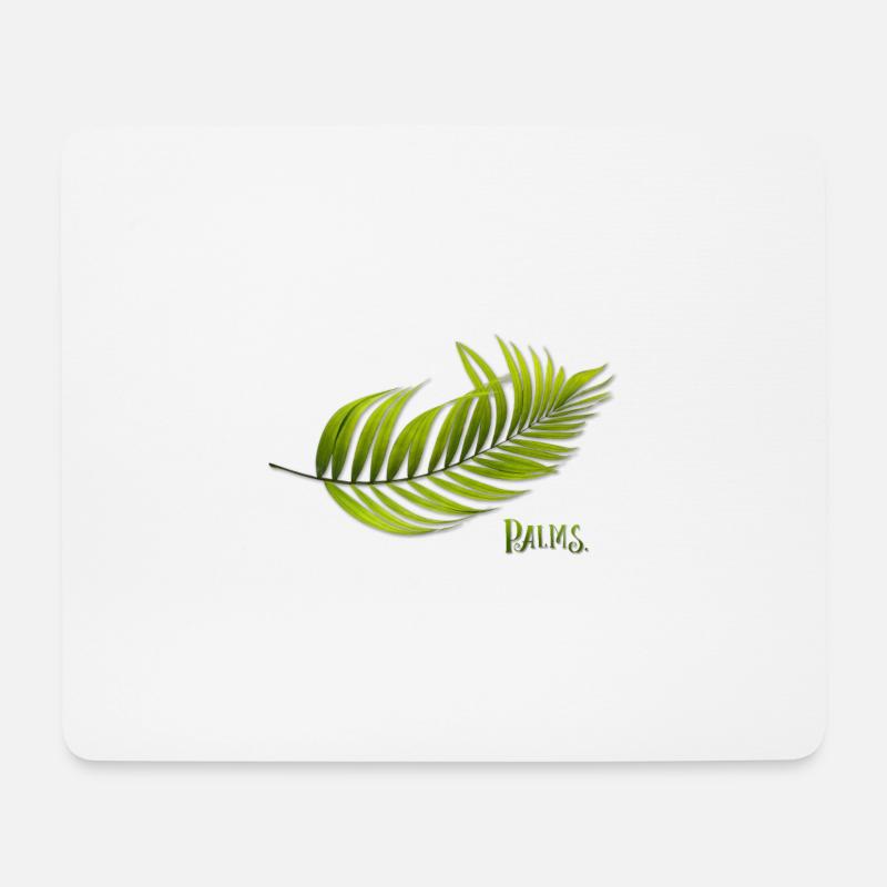 Palms Palme Palmen Shirt - Mousepad (Querformat) - Weiß