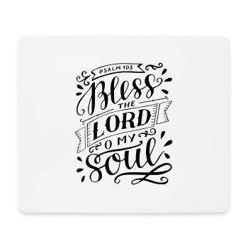 Bless the lord - Mousepad (Querformat) - Weiß - Vorne