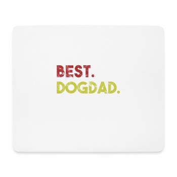 Meilleur Dogdad Ever Dog Dad Dog Lover - Tapis de souris (format paysage) - blanc - Devant