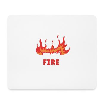 Je suis en feu drôle disant idée de cadeau de feu - Tapis de souris (format paysage) - blanc - Devant