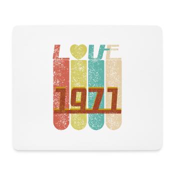 Love 1971 - Mousepad (Querformat) - Weiß - Vorne
