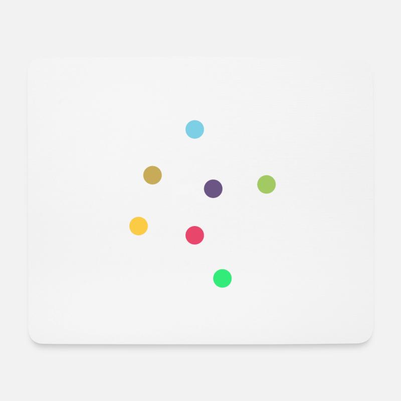dots - Mousepad (Querformat) - Weiß