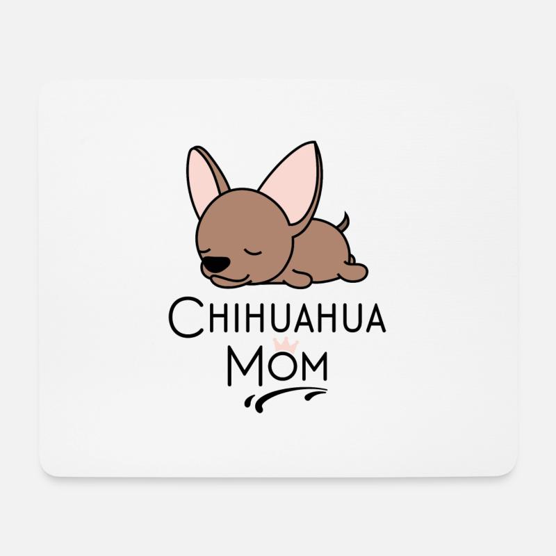 Chihuahua - Mousepad (Querformat) - Weiß