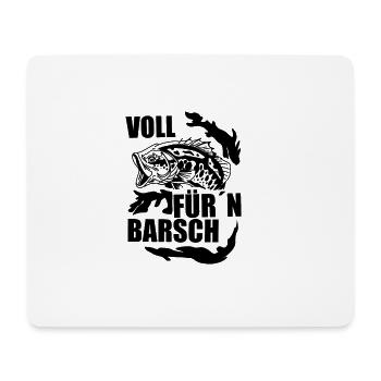Angeln Fischen Fisch Fischer - Mousepad (Querformat) - Weiß - Vorne