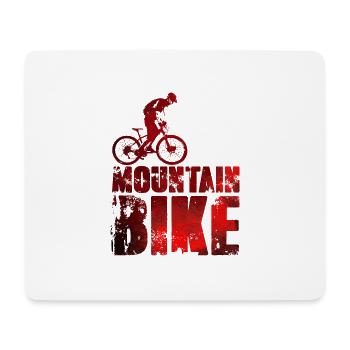 Mountain Bike - Mouse Pad (horizontal) - white - Front